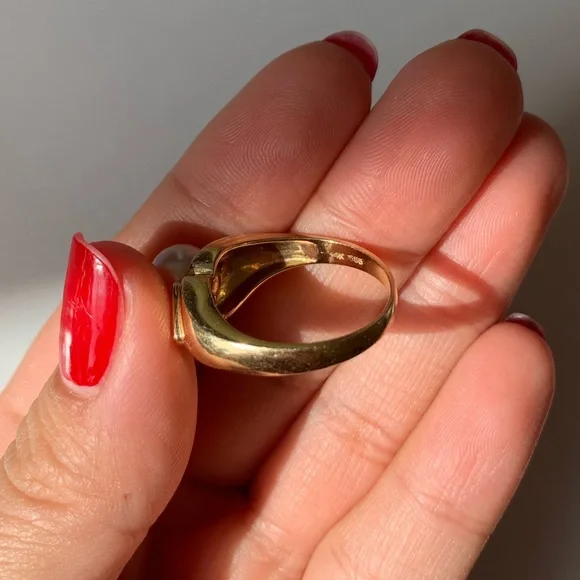 Vintage 14K Pearl and Amethyst Ring 💜 - Picture 2 of 4